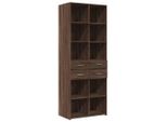 Syfax™ Credenza Rovere Marrone 70X42,5X185 Cm In Legno Multistrato