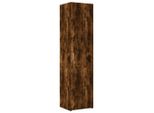 Syfax™ Credenza Rovere Fumo 45X42,5X185 Cm In Legno Ingegnerizzato