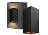 Lampada A Parete, Orientabile Verso L'alto/Il Basso, Per Esterni, Moderna, Conduttore Neutro, 6 W