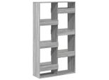 Syfax™ Libreria Grigio Sonoma 100X33X175 Cm In Legno Multistrato