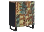 Syfax™ Credenza Con 4 Ante 60X33X75 Cm In Legno Massello Di Recupero
