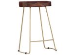 Syfax™ Sgabelli Da Bar Gavin 2 Pz In Legno Massello Di Mango