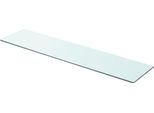 Syfax™ Mensole In Vetro Trasparente 2 Pz 90X20 Cm