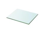 Syfax™ Mensole In Vetro Trasparente 2 Pz 20X20 Cm