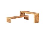 Syfax™ Mobili Porta Tv 2 Pz In Legno Massello Di Acacia