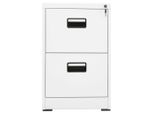 Syfax™ Schedario Bianco 46X62X72,5 Cm In Acciaio