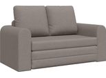 Vidaxl Divano Letto 60Cm Tessuto Taupe
