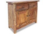 Syfax™ Credenza In Legno Massello Di Mogano 75X30X65 Cm