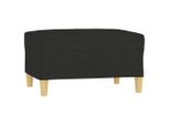 Syfax™ Poggiapiedi Nero 70X55X41 Cm In Tessuto