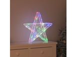 Vidaxl Stella 3D Con 50 Led Multicolore 55 X 53,5 X 10 Cm Acrilico