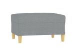 Syfax™ Poggiapiedi Grigio Chiaro 70X55X41 Cm In Tessuto
