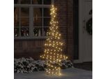 Vidaxl Albero Di Natale Con 240 Led Bianco Caldo 180 Cm In Rattan