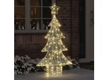 Albero Di Natale Vidaxl Con 160 Led Bianco Caldo 150 Cm In Acrilico