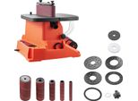 Succebuy Levigatrice A Mandrino Oscillante, Levigatrice A 2000 Giri/Min. Con Corsa Di 16 Mm, 5 Manicotti Di Levigatura (12,7-50,8 Mm) & Nastro Abrasivo 610X98 Mm Per La Lavorazione Del Legno, Dei Mobili E Il Fai Da Te