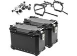 Valigia In Alluminio + Portavaligie Per Suzuki V-Strom 1050 / Xt 20-25 #