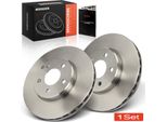 Frankberg 2X Dischi Freno Asse Anteriore Per Mercedes-Benz Classe E Piattaforma/Telaio W211 VF211 S211