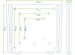 Inline - Kit Di Montaggio (Supporto A Parete) Per Tv Lcd/Plasma - Nero - Dimensioni Schermo: 33 - 61 Cm (13" - 61,00 Cm (24"")) - Interfaccia Di Montaggio: 50 X 50 Mm, 75 X 75 Mm, 100 X 100 Mm (23114A)"
