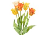 Bouquet Di Tulipani Artificiali Per Decorazioni Eleganti E Occasioni Speciali, 5 Pezzi