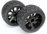 Pneumatici Absima Buggy / Truggy Onroad Completi Neri 1:10 (2 Pezzi)