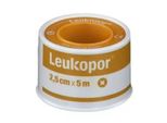 Bsn Cerotto Di Fissaggio Leukopor In Anello Protettivo 1 Rotolo 5 M X 2,5 Cm