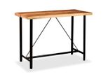 Set Da Bar Da 7 Pezzi In Legno Massiccio Di Acacia E Legno Di Recupero
