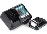 Kit Alimentatore Makita 12 V Con 1 Batteria BL1021B Da 2,0 Ah + Caricabatteria DC10WD