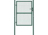 Vidaxl Cancello Per Recinzione In Acciaio 100X125 Cm Verde