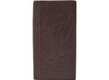 Fossil Pelle Portafoglio Neel Executive Wallet Brown Marrone