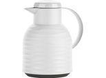 Emsa 3110600344 Emsa Samba Wave Caraffa A Vuoto, 1,0 Litri, Bianco