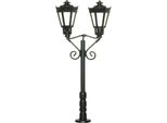 Viessmann 6073 H0 Lampione Da Parco A Due Luci, Nero