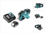 Makita Dcs 552 RT1 18 V Sega Circolare A Batteria Per Metalli 136 Mm + 1X Batteria Da 5,0 Ah E Caricabatteria + Lama E Occhiali Di Protezione
