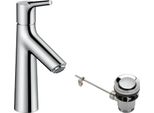 Hansgrohe Talis S Miscelatore Monocomando Per Lavabo 100 Con Scarico A Scomparsa, Cromo