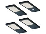 Lampada Da Cucina A Led Sottopensile 4X4 W, Lampada Da Cucina Gamma Noir, Bianco Caldo