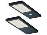 Luce Led Sottopensile Da Cucina 2X4 W, Luce Da Cucina Gamma Noir, Bianco Caldo