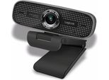 Logilink Webcam 1080P Fhd Webcam + Dual-Mikro 100° Schwarz