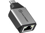 Alogic Adapter USB-C Ultra Mini -> RJ45 Ethernet Grau