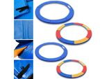 Clanmacy Copertura Bordo Trampolino Copertura Molla Per Trampolino Da Giardino Jumper Trampolino Protezione Bordo Pvc Pe 100% Resistente Ai Raggi Uv ? 244/305Cm Blu/Colore