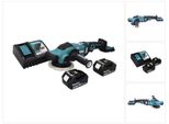 Levigatrice Eccentrica A Batteria Makita Dpo 600 Rg 18 V 150 Mm Xpt Brushless + 2 Batterie 6,0 Ah + Caricabatterie