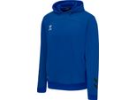 Hummel Lead Poly Felpa Con Cappuccio Da Bambino Blu Taglia 176