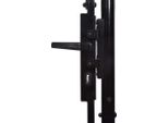 Vidaxl Cancello Da Giardino In Acciaio 1,5X4 M Nero