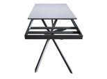 Itamoby - Tavolo Allungabile 160/220X90 Cm Ganty Antracite Spatolato - Bordo Antracite Telaio E Gambe Antracite
