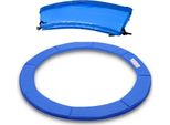 Vingo Copertura Bordo Trampolino Accessori Trampolino Copertura A Molla Per Trampolino Da Giardino Jumper Protezione Bordo Trampolino Pvc Pe 100% Resistente Ai Raggi Uv 244Cm Blu