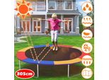 Jopassy Copertura Per Bordo Trampolino Accessori Per Trampolino Larghezza 28 Cm 305 Cm 100% Resistente Ai Raggi Uv Resistente Allo Strappo Copertura Per Molle Protezione Per Bordo 10FT - Colorato
