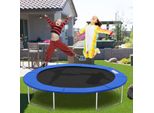 Jopassy Copertura Per Bordo Trampolino, Accessori Per Trampolino, Ø 244 Cm Copertura Per Molle, Protezione Per Bordo, Tappetino Di Sicurezza, Resistente Ai Raggi Uv, Blu