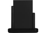 Supporto Da Tavolo Securit Elegant Piccolo Nero