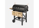 Barbecue A Carbonella Grill + Affumicatore, Nero