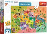 Trefl Puzzle Mappa Della Repubblica Ceca 44 Pezzi