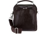 Picard Pelle Borsa A Tracolla Borsetta Buddy Shoulder Bag Cafe Marrone Scuro