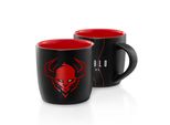 Tazza Diablo Chairs Tazza In Ceramica Tazza Da Tè Tazza Da Caffè Tazza Da Bere 300 Ml, Colore: Nero/Rosso
