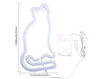 Gatti Deco Led Decorazione Murale Al Neon, Luce Notturna Al Neon Per Natale Bambini Regalo Di Compleanno Soggiorno Camera Da Letto Decorazione Da Parete